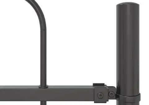 Gard de Grădină Gri cu Vârf Arcuș, 1,7 x 0,6 m, din oțel - 5/5