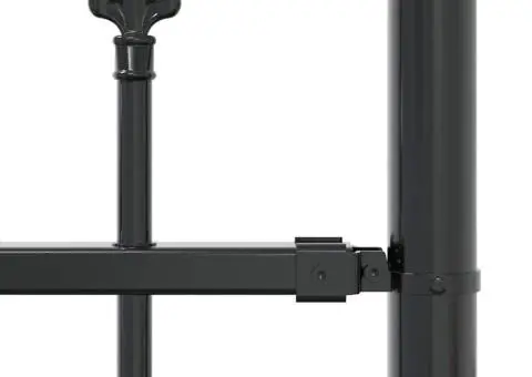 Gard de Grădină Gri 165 cm Oțel vopsit în pulbere - 4/5