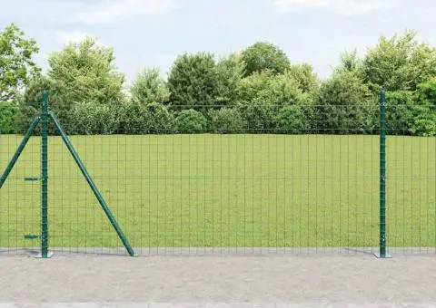 Set de posturi pentru gard Manual 13 pcs Verde Ø32mm 90 cm - 1/5