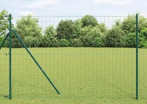 Gard Euro Verde 1.5x10 m Oțel - 1/5