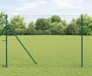 vidaXL Gard Euro Verde 1.6x10 m Oțel