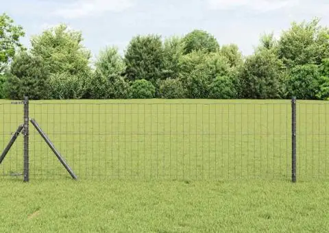 Euro Fence Gri 0.4x10 m Oțel - 1/5