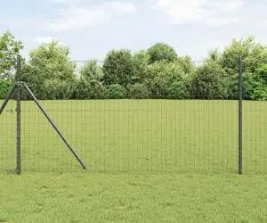 vidaXL Gard Euro Gri 1.2x10 m Oțel