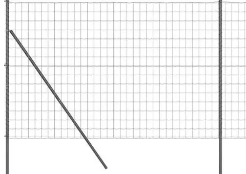Gard Euro Gri 1.6x10 m Oțel - 3/5