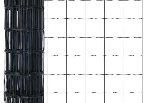 Împrejmuirea Euro Gri 0.6x10 m Oțel - 4/5