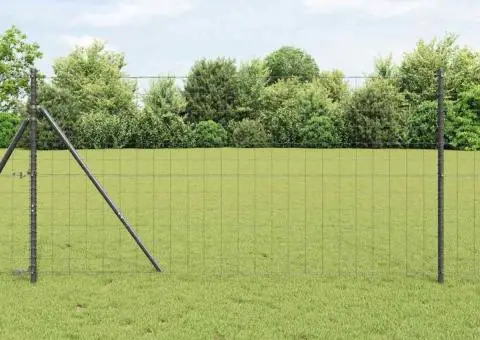 Gard Euro Gri 1.4x10 m Oțel - 1/5