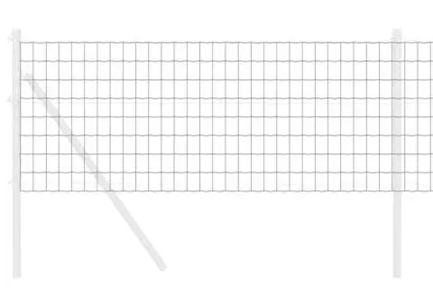 Gard Euro Gri 0.6x25 m Oțel - 3/5