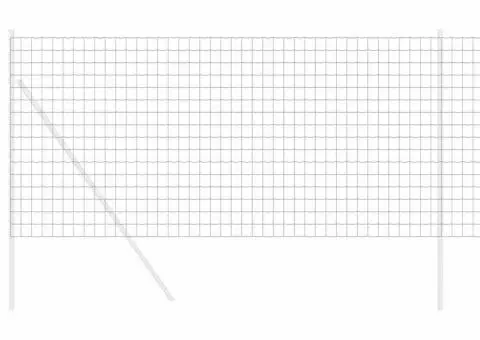 Gard Euro Gri 1.4 x 10 m Oțel - 3/5