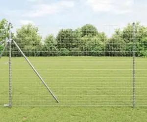 vidaXL Gard Euro 1,6x10 m Oțel Galvanizat