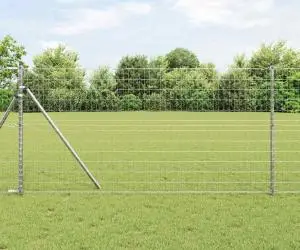 vidaXL Gard Euro 1.4 x 10 m Oțel Galvanizat