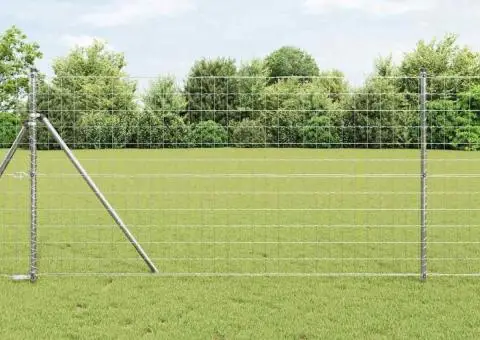 Gard Euro 1x10 m Oțel galvanizat - 1/5