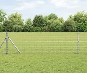 vidaXL Gard Euro 0,4x50 m Oțel Zincat