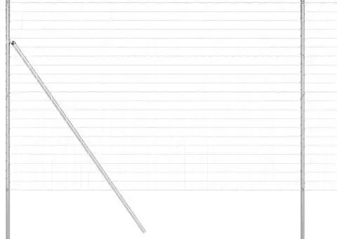 Gard Euro 1,5x10 m Oțel galvanizat - 3/5