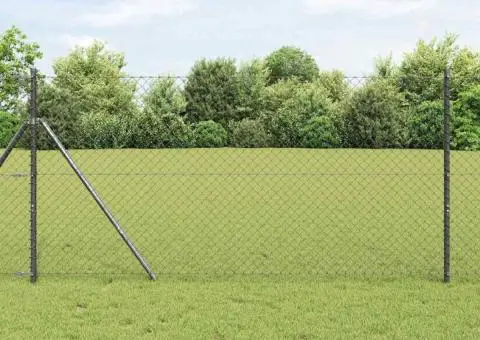 Gard Gri 10 x 1.2 m Metal - 1/5