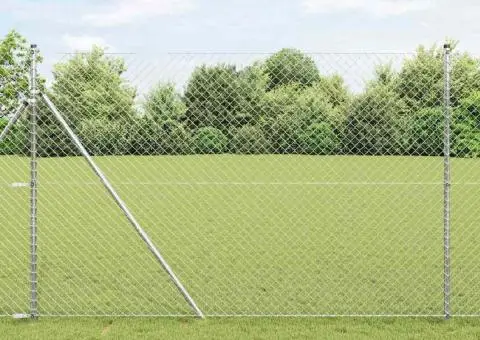 Îngrădire Argintiu 10 x 1.5 m Oțel galvanizat - 1/5