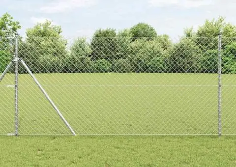 Îngrădire Argintiu 10 x 1 m Oțel galvanizat - 1/5