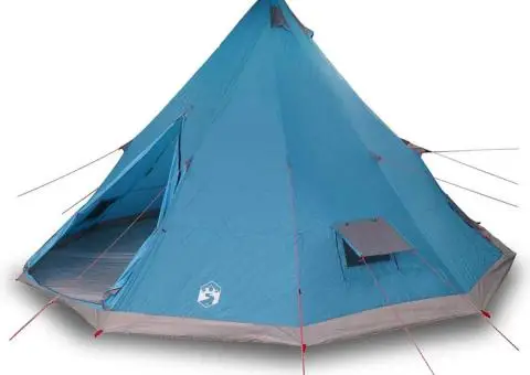 Cort de familie Tipi Albastru impermeabil pentru 12 persoane - 3/5