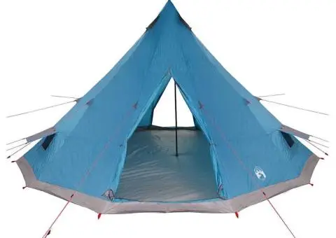 Cort de familie Tipi Albastru impermeabil pentru 12 persoane - 4/5