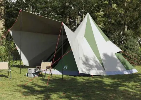 Cort familie Tipi Verde 12 persoane waterproof - 1/5