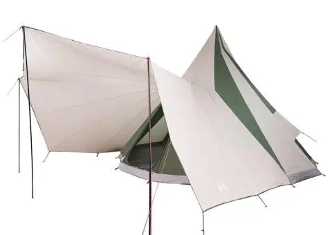 Cort familie Tipi Verde 12 persoane waterproof - 2/5