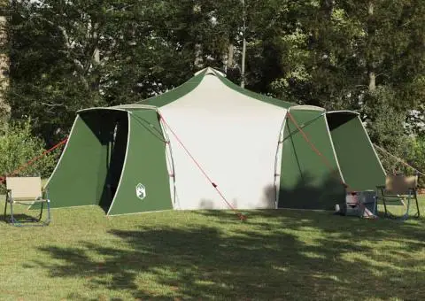 Cort Tipi pentru Familie, Verde, pentru 8 Persoane Impermeabil - 1/5