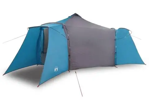 Cort Tipi în albastru, pentru 8 persoane, waterproof. - 3/5
