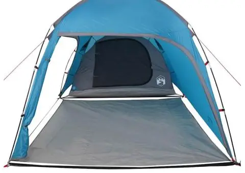 Cort cu acoperiș albastru Mediu Poliester și fibră de sticlă - 4/5