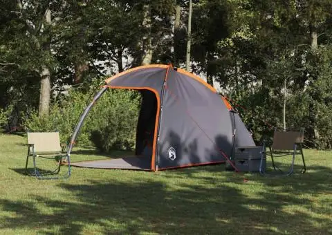 Cort Gri și Portocalie mare Poliester și fibră de sticlă - 1/5