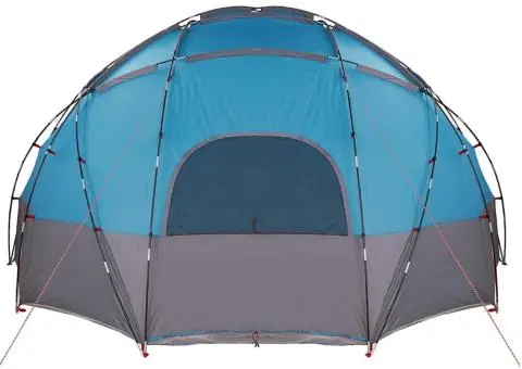 Cort cu acoperiș albastru mare Poliester și fibră de sticlă - 5/5