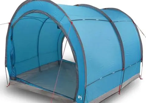 Cort pentru depozitare biciclete Albastru 256 x 222 x 182 cm - 3/5