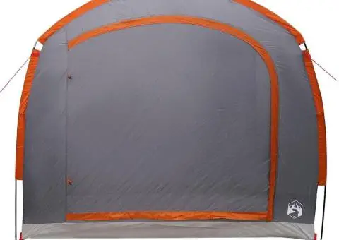 Cort cu acoperiș cu aerisire de aer Gri și portocaliu 268 x 240 x 191 cm - 2/5