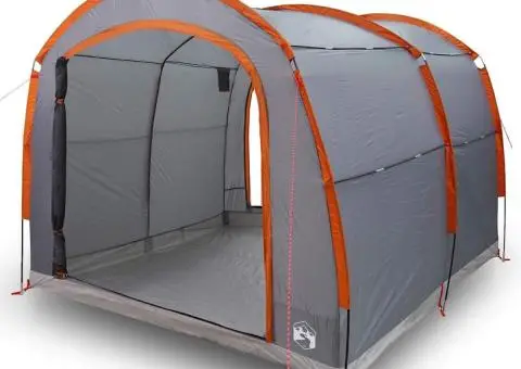 Cort cu acoperiș cu aerisire de aer Gri și portocaliu 268 x 240 x 191 cm - 3/5