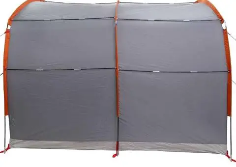 Cort cu acoperiș cu aerisire de aer Gri și portocaliu 268 x 240 x 191 cm - 5/5