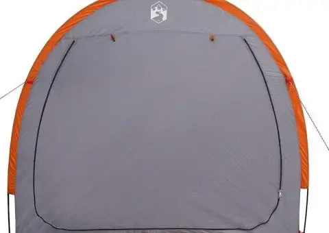 Cort pentru Depozitare pe Spate cu acoperiș cu depozitare Gri și Portocalie - 5/5
