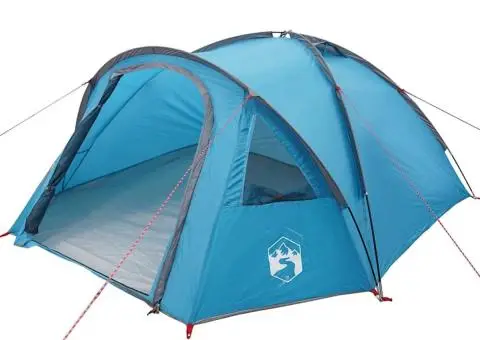 Cort cu acoperiș albastru Mediu Poliester - 2/5