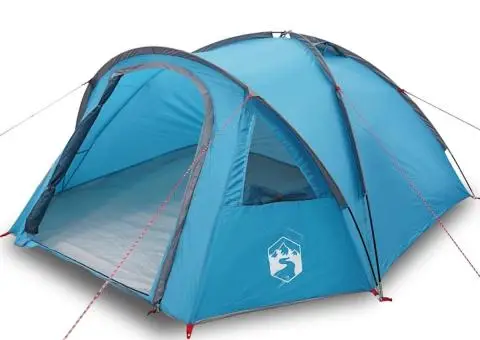 Cort cu acoperiș albastru Mediu Poliester - 3/5