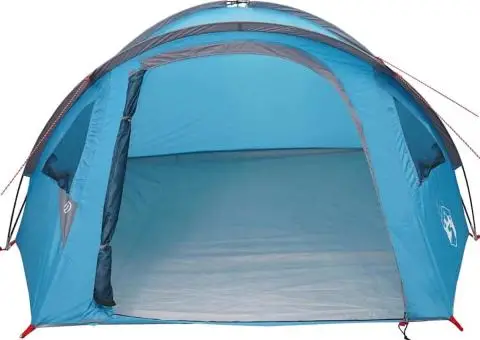 Cort cu acoperiș albastru Mediu Poliester - 4/5