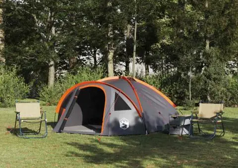 Cort Gri și portocaliu mare Poliester și fibră de sticlă - 1/5