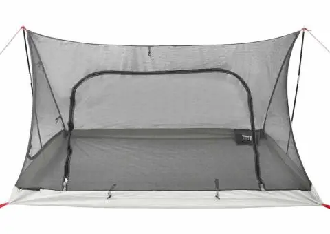 Cort interior Negru 220 x 128 x 110 cm Plasă - 4/5