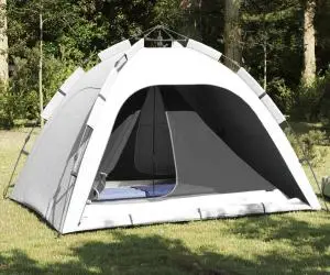 vidaXL Cort interior Negru 240 x 160 x 133 cm Plasă