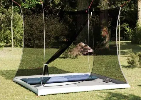 Cort interior Negru 206 x 188 x 175 cm Plasă - 1/5