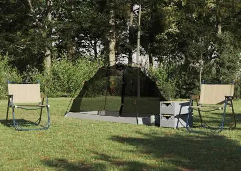 Cort cu acoperiș Altele Manual cu aerisire de aer Gri și negru 236 x 150 x 136 cm - 1/5