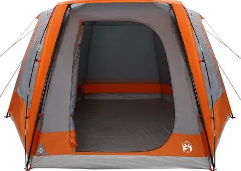 Cort Gri și portocaliu mare Poliester - 4/5