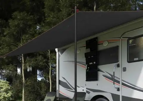 Tarp rezistent la apă Gri și Portocalie 460 x 240 cm - 4/5