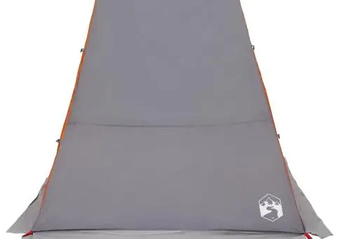 Cort cu acoperiș Altele Gri și Portocaliu și Negru 190 x 150 x 185 cm - 5/5