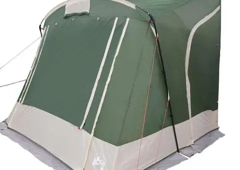 Cort cu acoperiș Altele Verde și Negru 285 x 255 x 245 cm Poliester - 2/5