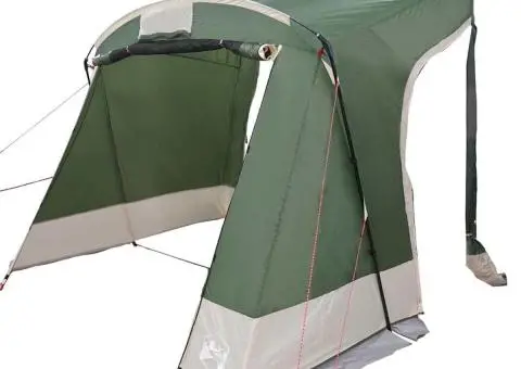 Cort cu acoperiș Altele Verde și Negru 285 x 255 x 245 cm Poliester - 4/5