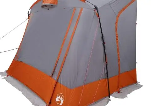 Cort Gri și Portocaliu și Negru 285 x 255 x 245 cm Poliester - 2/5