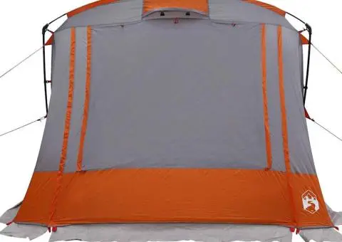 Cort Gri și Portocaliu și Negru 285 x 255 x 245 cm Poliester - 5/5