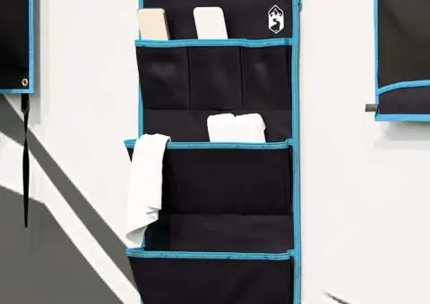 Sac de depozitare cu depozitare Gri 66 x 40 cm oxford - 1/5